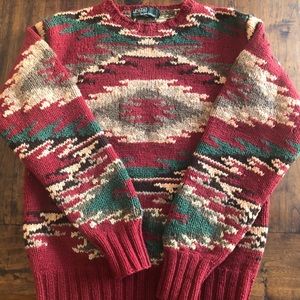 Ralph Lauren tribal print sweater
